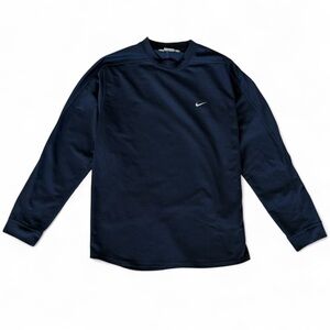 Nike Long Sleeve Navy Shirt – Men’s Medium Athletic Top